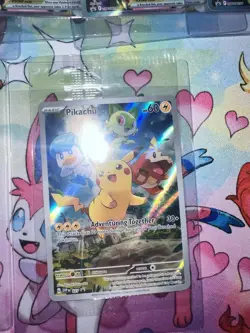 Pokemon TCG SEALED PROMO LOT Mew ex 053 Pikachu 027 Lucario VSTAR swsh291 x5 - Image 3