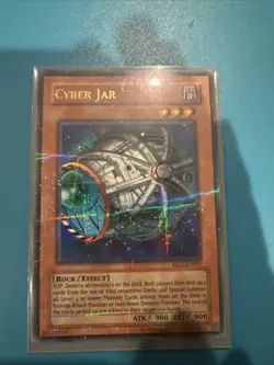 Yugioh Parallel Rare Holo Cyber Jar HL2-EN001 - Image 1