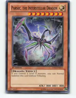 Parsec, the Interstellar Dragon LTGY-EN015 Lord of the Tachyon Galaxy-1st Ed. - Image 1