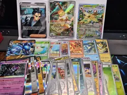 Pokemon Prismatic Evolutions Hits Promo Pokeball Art Holo Reverse - 45 Card Lot - Image 1