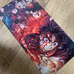 Demon Slayer Rubber Playmat Play Mat For Tcg Trading Card Game Mouse Pad - Image 2