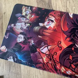 Demon Slayer Rubber Playmat Play Mat For Tcg Trading Card Game Mouse Pad - Image 3