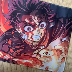 Demon Slayer Rubber Playmat Play Mat For Tcg Trading Card Game Mouse Pad - Image 4