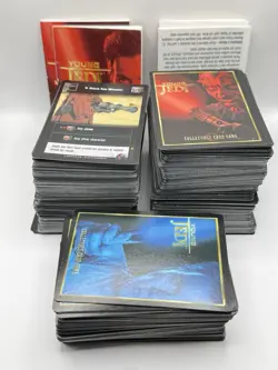 STAR WARS YOUNG JEDI 1999 DECIPHER CCG COLLECTIBLE CARD COLLECTION 450+ CARD LOT - Image 2