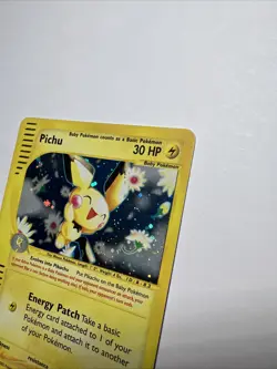 Pokemon TCG Vintage Pichu Holo Rare Expedition Card 22/165 WOTC - Image 4