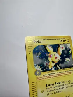 Pokemon TCG Vintage Pichu Holo Rare Expedition Card 22/165 WOTC - Image 5