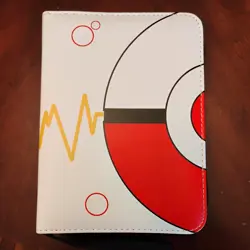 NEW!! Trading Card Binder with Zipper PokeBall on Cover - Image 1
