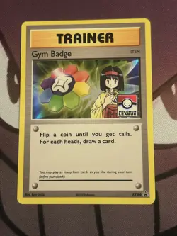 Erika Gym Badge XY206 Evolutions Holo Rare Exclusive Promo Pokemon Card - Image 1