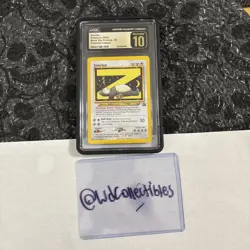 CGC 10 PRISTINE Snorlax "Z" # 49 WOTC Black Star PROMO Pokemon Card 163 - Image 1