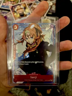 2025 One Piece Card Game: Royal Blood OP10 SR English Sanji (Alt Art) #OP10-005 - Image 1