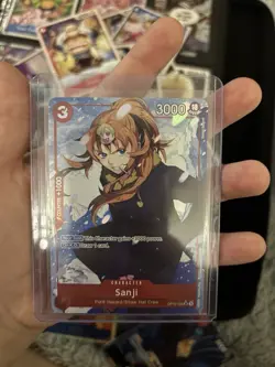 2025 One Piece Card Game: Royal Blood OP10 SR English Sanji (Alt Art) #OP10-005 - Image 2