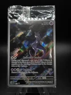 Pokemon TCG Mewtwo 052 Scarlet & Violet Promo Holo Card SEALED - Image 1