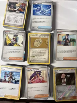 Large 400 Bulk Trainer Card Pokemon TCG Lot Mixed Sets No Energies Contains Dubs - Image 2