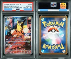 Detective Pikachu 098/SV-P PSA 10 Switch Promo Card Pokemon Card Japanese - Image 1