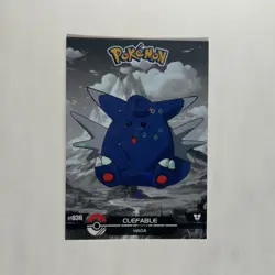 Pokemon Peru Black Dark Clefable #036 Confetti Holo Card 2025 - Image 1