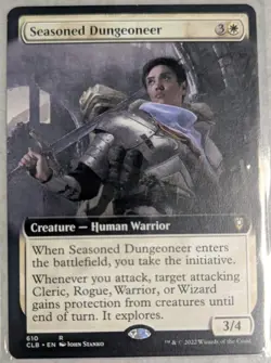 MTG Seasoned Dungeoneer Extended Art Battle for Baldur's Gate #610 - Image 1