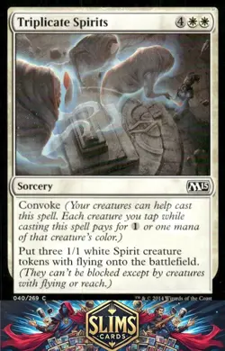 Magic the Gathering MTG Magic 2015 (M15) Triplicate Spirits #40 Buy 2 Get 1 - Image 1