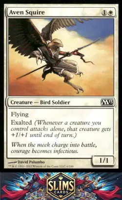 Magic the Gathering MTG Magic 2013 (M13) Aven Squire #6 Buy 2 Get 1 - Image 1