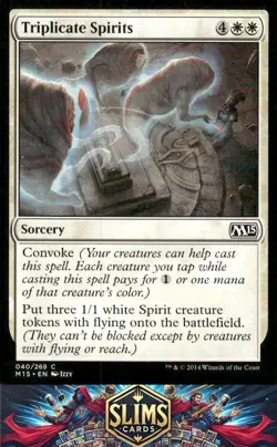 Magic the Gathering MTG Magic 2015 (M15) Triplicate Spirits #40 Buy 2 Get 1 - Image 1