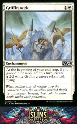 Magic the Gathering MTG Core Set 2021 Griffin Aerie #22 Buy 2 Get 1 - Image 1