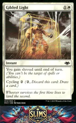 Magic the Gathering MTG Modern Horizons Gilded Light #12 Buy 2 Get 1 - Image 1