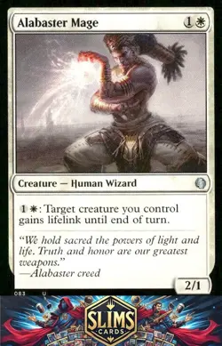 Magic the Gathering MTG Jumpstart Alabaster Mage #83 Buy 2 Get 1 - Image 1