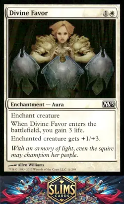 Magic the Gathering MTG Magic 2015 (M15) Divine Favor #10 Buy 2 Get 1 - Image 1