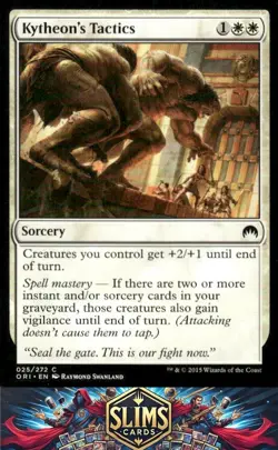 Magic the Gathering MTG Magic Origins Kytheon's Tactics #25 Buy 2 Get 1 - Image 1