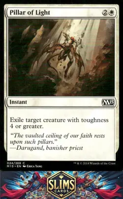 Magic the Gathering MTG Magic 2015 (M15) Pillar of Light #24 Buy 2 Get 1 - Image 1
