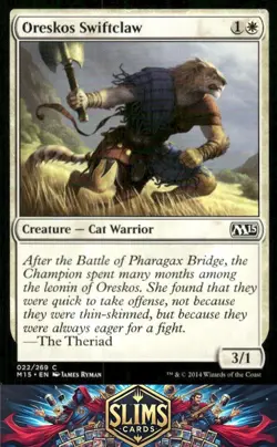 Magic the Gathering MTG Magic 2015 (M15) Oreskos Swiftclaw #22 Buy 2 Get 1 - Image 1