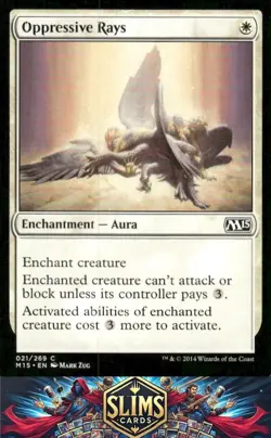 Magic the Gathering MTG Magic 2015 (M15) Oppressive Rays #21 Buy 2 Get 1 - Image 1