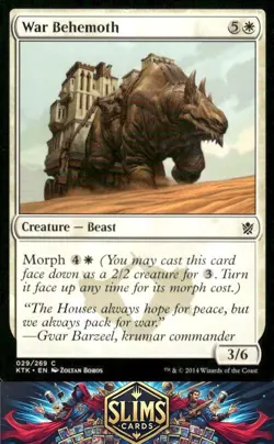 Magic the Gathering MTG Khans of Tarkir War Behemoth #29 Buy 2 Get 1 - Image 1