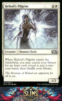 Magic the Gathering MTG Magic 2015 (M15) Heliod's Pilgrim #14 Buy 2 Get 1 - Image 1