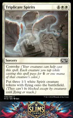 Magic the Gathering MTG Magic 2015 (M15) Triplicate Spirits #40 Buy 2 Get 1 - Image 1