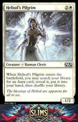 Magic the Gathering MTG Magic 2015 (M15) Heliod's Pilgrim #14 Buy 2 Get 1 - Image 1