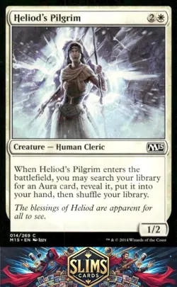 Magic the Gathering MTG Magic 2015 (M15) Heliod's Pilgrim #14 Buy 2 Get 1 - Image 1