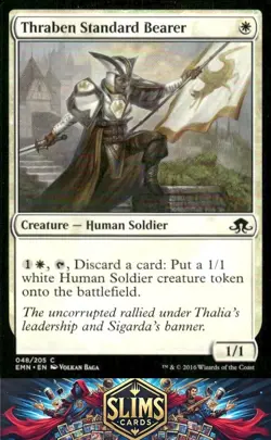 Magic the Gathering MTG Eldritch Moon Thraben Standard Bearer #48 Buy 2 Get 1 - Image 1