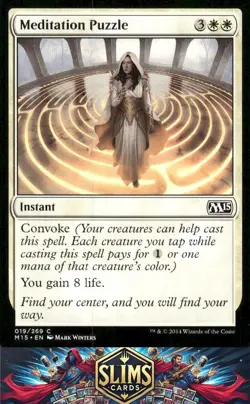 Magic the Gathering MTG Magic 2015 (M15) Meditation Puzzle #19 Buy 2 Get 1 - Image 1