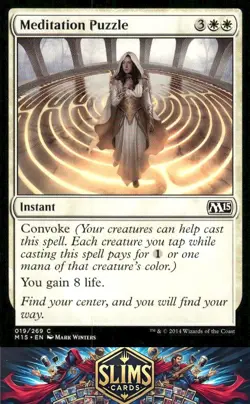 Magic the Gathering MTG Magic 2015 (M15) Meditation Puzzle #19 Buy 2 Get 1 - Image 1
