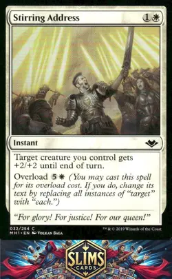 Magic the Gathering MTG Modern Horizons Stirring Address #32 Buy 2 Get 1 - Image 1