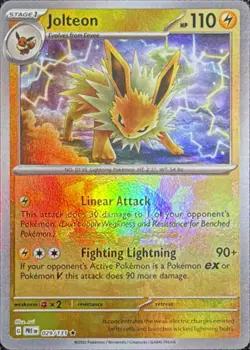 Pokemon TCG Jolteon (Poke Ball Pattern) 029/131 Prismatic Evolutions - Image 1