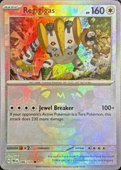 Pokemon TCG Regigigas (Master Ball Pattern) 086/131 Prismatic Evolutions - Image 1