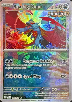 Pokemon TCG Roaring Moon (Master Ball Pattern) 065/131 Prismatic Evolutions - Image 1