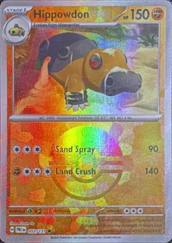 Pokemon TCG Hippowdon (Poke Ball Pattern) 053/131 Prismatic Evolutions - Image 1