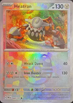 Pokemon TCG Heatran (Master Ball Pattern) 068/131 Prismatic Evolutions - Image 1