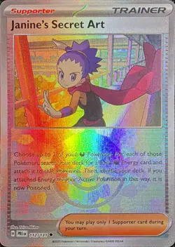 Pokemon TCG Janine's Secret Art (Poke Ball Pattern) 112/131 Prismatic Evolutions - Image 1