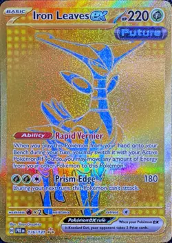Pokemon TCG Iron Leaves ex 176/131 Prismatic Evolutions - Image 1