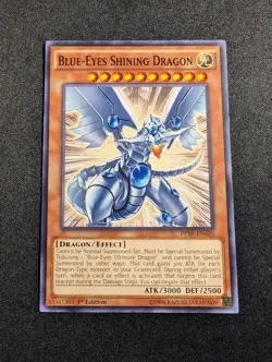 Yugioh - Blue-Eyes Shining Dragon DPRP-EN026 1st Edition Common NM - Image 1