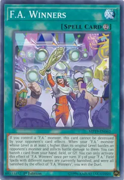 F.A. Winners - MP19-EN062 - Common - 1st Edition NM Yugioh 2019 Gold Sarcophagus - Image 1