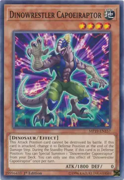 Dinowrestler Capoeiraptor - MP19-EN157 - Common - 1st Edition NM Yugioh 2019 Gol - Image 1